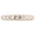 Art Deco .05 Carat Diamond Platinum Band