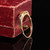 Antique Art Deco 14k Yellow Gold Two Tone Wedding Band
