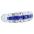 Sapphire and Diamond Art Deco Band Ring, by Tiffany, circa 1930