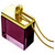 18 Karat Yellow Gold Art Deco Style Pendant Necklace with Amethyst