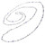 Vintage Moon Stone Diamond Sapphire Long Necklace Chain