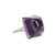10.00 Carat Amethyst Platinum Ring