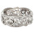 1930's Platinum Diamond Foliate Eternity Band
