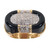Onyx Diamond Gold Ring