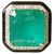 16.72 Carats, Zambian Emerald, Black Enamel & Diamonds Cocktail/ Engagement Ring