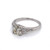 Vintage 1930s Art Deco 1.16 Carat European Cut Diamond Platinum Ring