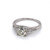 Vintage 1930s Art Deco 1.16 Carat European Cut Diamond Platinum Ring
