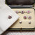 Art Deco Gold, Ruby and Enamel Dress-Set