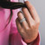 0.85 Carat 3 Row Diamond Wedding Band in 14 Karat White Gold, Shlomit Rogel