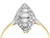 Antique 1930s Diamond Yellow Gold Marquise Ring