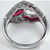Art Deco Style 1.02 Carat Ruby and Diamond Ring