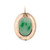 12.00ct Natural Jade Rose Gold Art Deco Pendant Circa 1930's