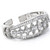 Vintage 16.95 Carat Marquise Diamond Platinum Cuff Bangle Bracelet