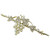 Circa 1920's Pearl and Diamond Brooch in 15ct Gold and Platim