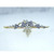 Circa 1920's Pearl and Diamond Brooch in 15ct Gold and Platim