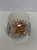 GIA certified 5.53 Carat Padpardscha Sapphire and white Diamond Ring
