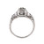 Art Deco 0.50 Carat Old Mine Cut Diamond White Gold Engagement Ring