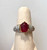 4.68 Carat Unheated Natural Red Ruby and Diamond Ring Platinum 18 Karat