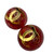 Chanel Vintage Button Earrings