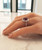 5.89 Carat Oval Ruby and Diamond Cocktail Ring in 18 Karat White Gold