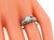 Art Deco Sapphire GIA Certified Diamond Gold Engagement Ring