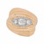 Art Deco French Bombe Diamond Ring, circa 1920s