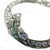 1925 Art Deco Platinum Emerald Diamond Circle Pin