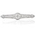 Antique 2.15 Carat Diamond Platinum Filigree Bar Brooch