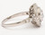 Vintage European Cut 2.10 Carat Diamond Target Engagement Ring