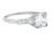 Art Deco 1.24 Carats Diamond Platinum Pointed Shoulder Engagement Ring GIA