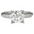 GIA Certified 1 Carat E Color Old Cut Diamond Engagement Ring