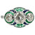 Emerald Diamond Sapphire 18K Ring