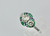 Emerald Diamond Sapphire 18K Ring