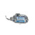 Beautiful Platinum Aquamarine Pendant Accented with Sapphires and Diamonds