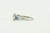 GIA Certified Art Deco Natural Blue Sapphire and Diamond Ring