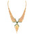 20th Century Art Deco Style Gold & Austrian Crystal Tassel Necklace