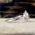 Contemporary Deco Style 0.80 Carat Ruby Diamond Cluster Ring in Platinum