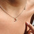 0.10 Carat Diamond Moon and Star Pendant Necklace in 14 Karat Gold Shlomit Rogel