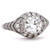 Art Deco Inspired 1.22 Carat Old European Cut Diamond Platinum Engagement Ring