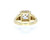 Old European Diamond Vintage Engagement Ring in Yellow Gold