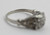Vintage Platinum Diamond Cluster Ring