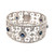 Art Deco Style 11.83ct Sapphire & Diamond 18k White Gold Bracelet