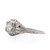 Art Deco "BARTH" 18 Karat White Gold Approximate .62 Carat Old European Cut Ring