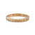Dated 1918 Art Deco Yellow Gold Chevron Engraved Vintage Stackable Wedding Band