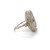 1910s Edwardian 20 Karat White Gold Watch Ring