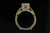 Round Diamond Engagement Ring with Matching Diamond Jacket 'Certified'