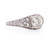 1.02 Carat Art Deco Diamond Platinum Engagement Ring