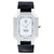 Repossi Art Deco Style Stainless Steel Leather Wristwatch Monte Carlo Monaco