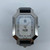 Repossi Art Deco Style Stainless Steel Leather Wristwatch Monte Carlo Monaco
