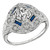 1.10 Carat Diamond Platinum Engagement Ring